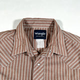 Vintage 80's Wrangler Pearl Snap Western Striped Shirt