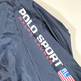 Vintage 90’s Polo Sport Ralph Lauren Navy Half-Zip Windbreaker Jacket