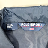 Vintage 90’s Polo Sport Ralph Lauren Navy Half-Zip Windbreaker Jacket