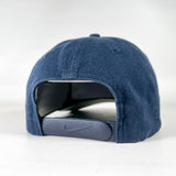 Vintage 90's Nike Swoosh Navy Blue Snapback Hat