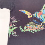 Vintage 90's Panama Jack Tropical Birds Wrap T-Shirt