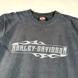 Modern 2005 Harley Davidson Long Sleeve Flames Wisconsin T-Shirt