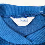 Vintage 60's Sears Terrycloth Fabric Short Sleeve Sweatshirt