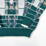 Vintage 90’s Hennessy by Van Heusen Geometric Knit Sweater