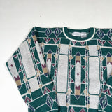 Vintage 90’s Hennessy by Van Heusen Geometric Knit Sweater