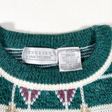 Vintage 90’s Hennessy by Van Heusen Geometric Knit Sweater