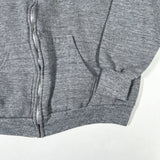 Vintage 80’s Sportswear USA Gray Blank Tri-Blend Zip Hoodie