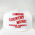 Vintage 80's Walmart Country Music Tour Hat