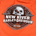 Modern 2011 Harley Davidson Long Sleeve New River NC T-Shirt