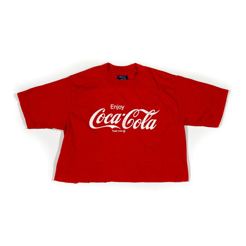 Vintage 80's Coca-Cola Cropped T-Shirt