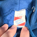 Vintage 80's Better Basics Blue Pullover Hoodie