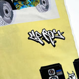 Vintage Y2K Up Ros Graphic Car Print Button-Up Shirt