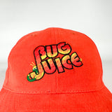 Vintage 90's Bug Juice Cartoon Logo Orange Snapback Hat