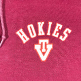 Vintage 70's Virginia Tech Hokies Full Zip Hoodie Sweatshirt