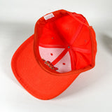 Vintage 90's Bug Juice Cartoon Logo Orange Snapback Hat