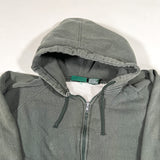 Vintage 90's Coleman Outdoors Thermal Lined Zip Hoodie Sweatshirt
