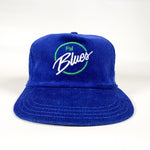 Vintage 90's Philip Morris Blues Cigarette Corduroy Hat