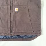 Modern 2021 Carhartt Brown Quilted Workwear Vest