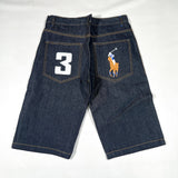 Vintage Y2K Big Horse #3 Bootleg Denim Shorts