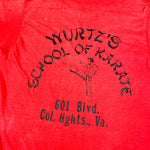 Vintage 80's Wurtz's Karate Colonial Heights VA T-Shirt