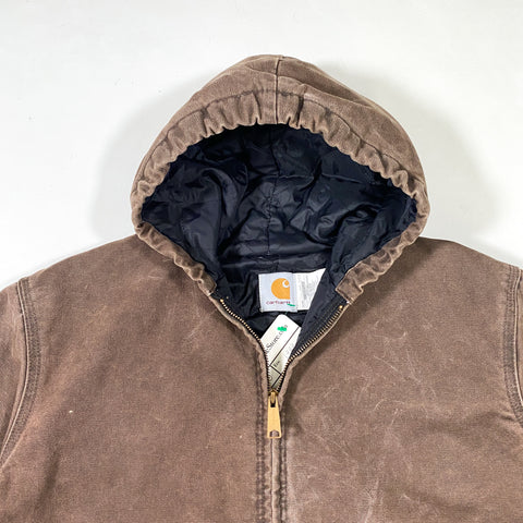 90's Carhartt アクティブジャケット Y06 CHT カーハート Vintage 1999 Carhartt Y06 CHT Chestnut Duck Active Jacket