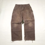 Vintage Y2K Carhartt Double Knee Brown Work Pants