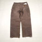 Vintage Y2K Carhartt Double Knee Brown Work Pants