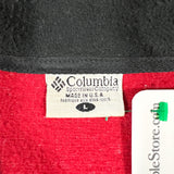 Vintage 90's Columbia Fair Isle Fleece Quarter Zip Fleece Sweatshirt