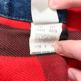 Vintage 80's Levi’s Cotton Flannel Lined Denim Jacket