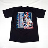 Vintage 2001 Dale Earnhardt NASCAR Winston Cup Series Schedule T-Shirt