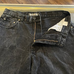 Vintage 90's BOSS Baggy-Fit Black Jeans