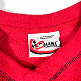 Vintage Y2K Dale Jr #8 Red NASCAR Fleece Pullover Sweatshirt