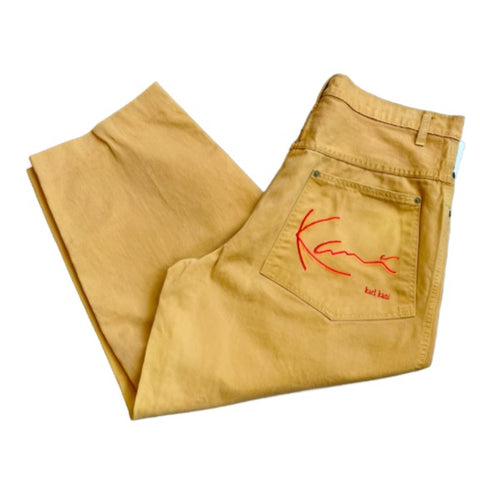 Vintage 90's Karl Kani Baggy Fit Yellow Jeans