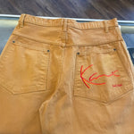 Vintage 90's Karl Kani Baggy Fit Yellow Jeans