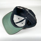 Vintage 90's Nike Swoosh Faded Black Snapback Hat