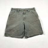 Vintage Y2K Carhartt Green Carpenter Shorts