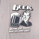 Vintage 1998 Beer Ugly People Sex T-Shirt