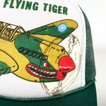 Vintage 80's P-40 Flying Tiger Trucker Hat