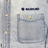 Vintage 90's Suzuki Style Wrangler Denim Button Up Shirt