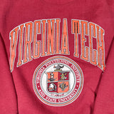 Vintage 90’s Virginia Tech Seal Logo Crewneck Sweatshirt
