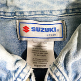 Vintage 90's Suzuki Style Wrangler Denim Button Up Shirt