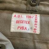 Vintage 1967 Begetex PVBA Wool Military Pants