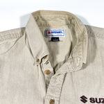 Vintage 90's Suzuki Style Khaki Button Up Shirt