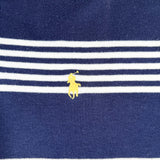 Vintage 90’s Polo by Ralph Lauren USA-Made Navy Red White Stripe Polo Shirt