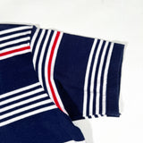 Vintage 90’s Polo by Ralph Lauren USA-Made Navy Red White Stripe Polo Shirt