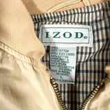 Vintage 80's Izod Cotton Zip-Up Jacket