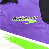 Vintage 90's Team Kawaski Racing Motorcycle Button Up Shirt