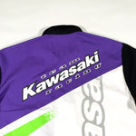 Vintage 90's Team Kawaski Racing Motorcycle Button Up Shirt