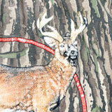 Vintage 80's Realtree Whitetail Deer Camo Pocket Hunting T-Shirt