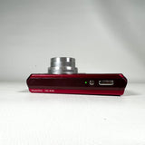 Modern 2009 Sony Cyber-shot DSC-W180 10.1MP Red Digital Camera
